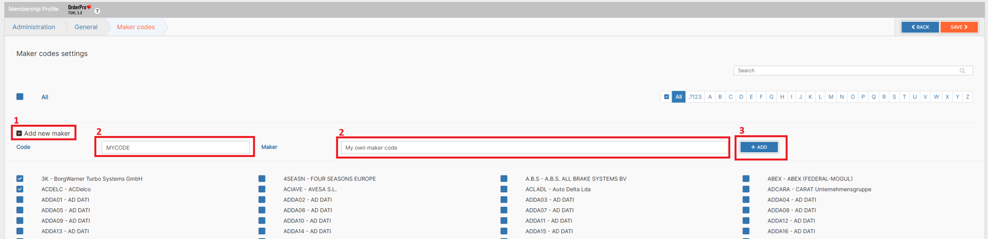 How to create custom maker code
