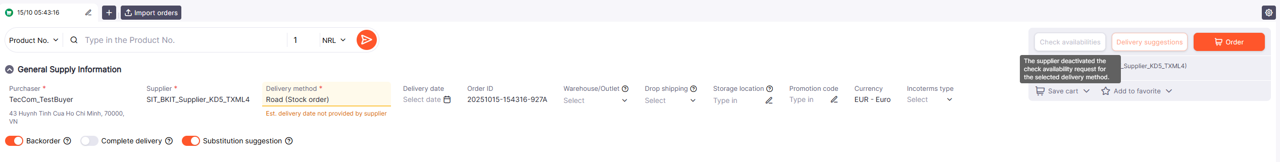 Deactivated requests for Buyers