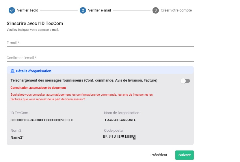 Teccom Client Inscription pour le TecCom Portail | TecCom Wiki